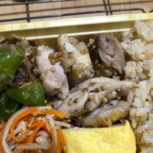 子供が喜ぶ(^^)鶏もも肉の粒マスタード焼き♪